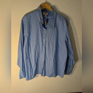 Women's Talbots Petites Blouse Sz 22w‎